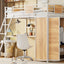 Loft Bed With L Shape Desk And Wardrobe