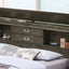 Traditional Style Bookcase Storage Bed