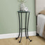 Accent Side Table, Plant Stand, Round, Contemporary & Modern - Black