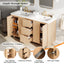 Bathroom Vanity Cabinet Only, 3 Drawers 4 Doors, Soft Close, Adjustable Shelf - Wood