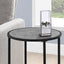 Round Accent Side Table, Contemporary & Modern