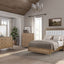 Elegant Design Upholstered And Strap Panel Bed