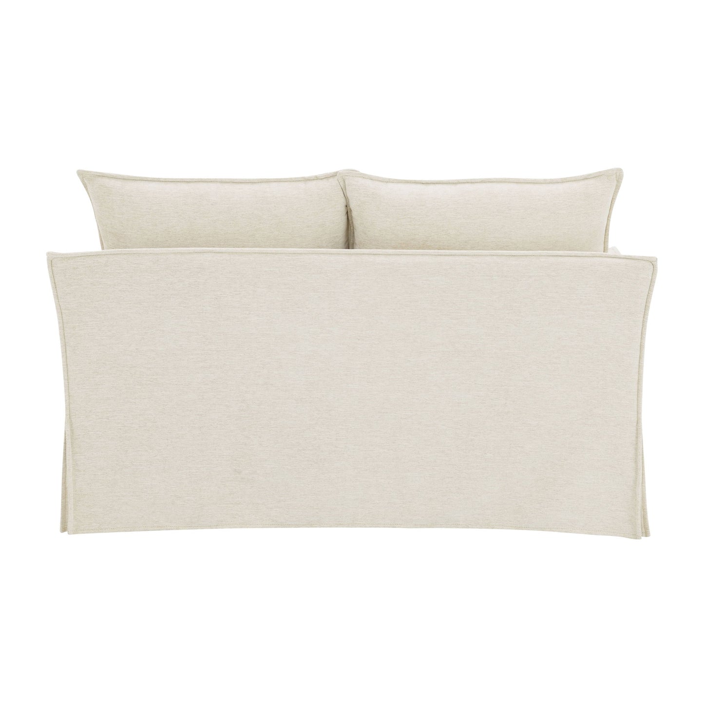 Shane - Loveseat With 2 Pillows - Beige