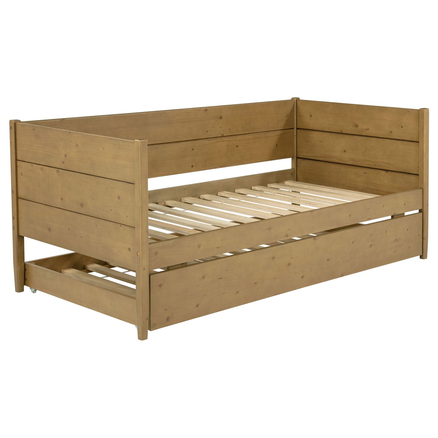 Stewart - Twin Daybed With Trundle - Natural