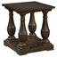 Byer - Rectangular Side End Table Coffee - Coffee