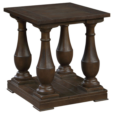 Byer - Rectangular Side End Table Coffee - Coffee