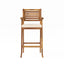 Barstool With Soft Curved Lines And Sturdy Frame (Set of 2) - Brown
