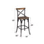 Zaire - Bar Chair - Black / Oak