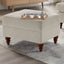 Candor - Ottoman Upholstered Footrest - Beige / Gray