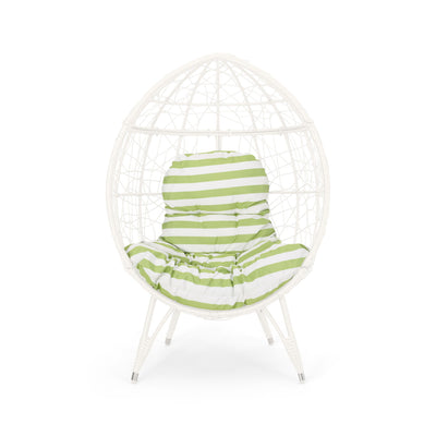 Cosmos - Round Hammered Iron Teardrop Chair