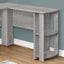 Computer Desk, Home Office, Corner, Storage Shelves, L Shape, Laptop, Contemporary & Modern