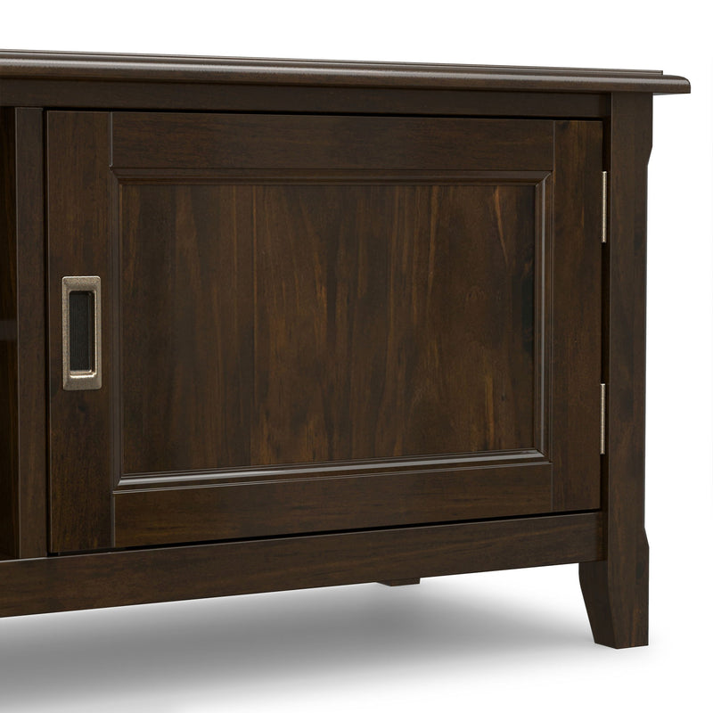 Burlington - Low TV Media Stand - Mahogany