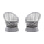 Modern Swivel Wicker Lounge Chair With Round Design
