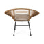 Cordella - Outdoor Woven Wicker Chairs With Cushions, (Set of 2)