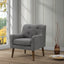 Ryder - Mid Century Modern Woven Fabric Tufted Armchair