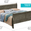 Panel Sleigh Bed