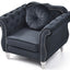 Chic Transitional Flared Arm Chair
