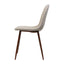Elegant Dining Chair Set With Fabric