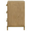 3 Drawer Nightstand With USB Ports - Brown