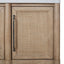 Cement Topped Server With Cane Insets - Sand