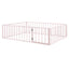 Metal Floor Bed Frame With Fence And Door