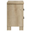 Sansome - 2 Drawer Nightstand Bedside Table - Oak