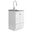 Lawrence - Laundry Cabinet With Faucet And Stainless Steel Sink