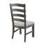 Upholstered Dining Chairs (Set of 2) - Brown - Wood