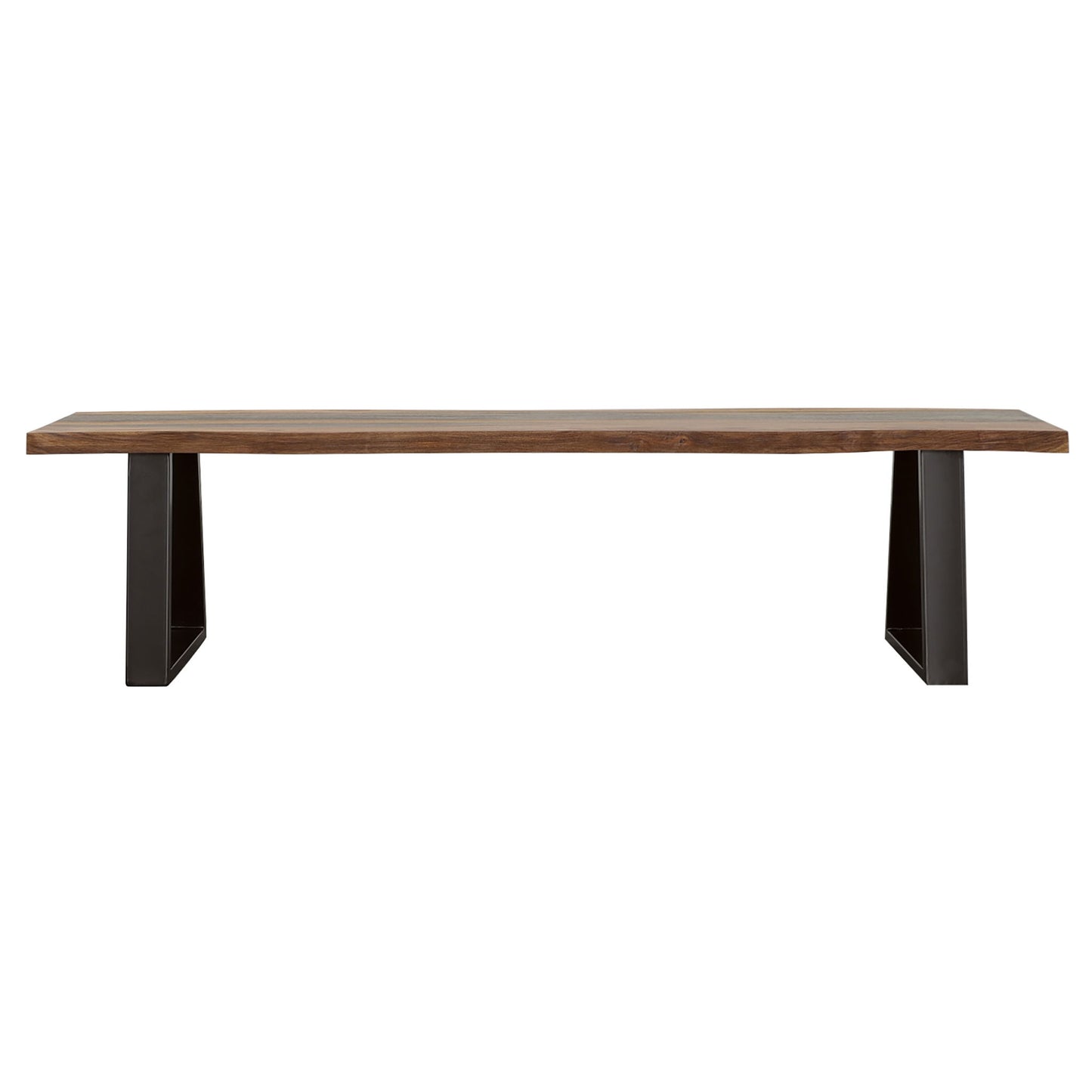 Wobegon - Rectangular Dining Bench - Gray