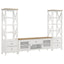 Evanston - 3 Piece 67" TV Stand - White