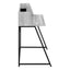 Computer Desk For Home Office, Laptop, Storage Shelves, Marble Look Contemporary & Modern