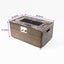 Outdoor Propane Fire Pit Table - Brown