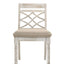 Havanna - Wide Chair With Cushion (Set of 2) - Off White