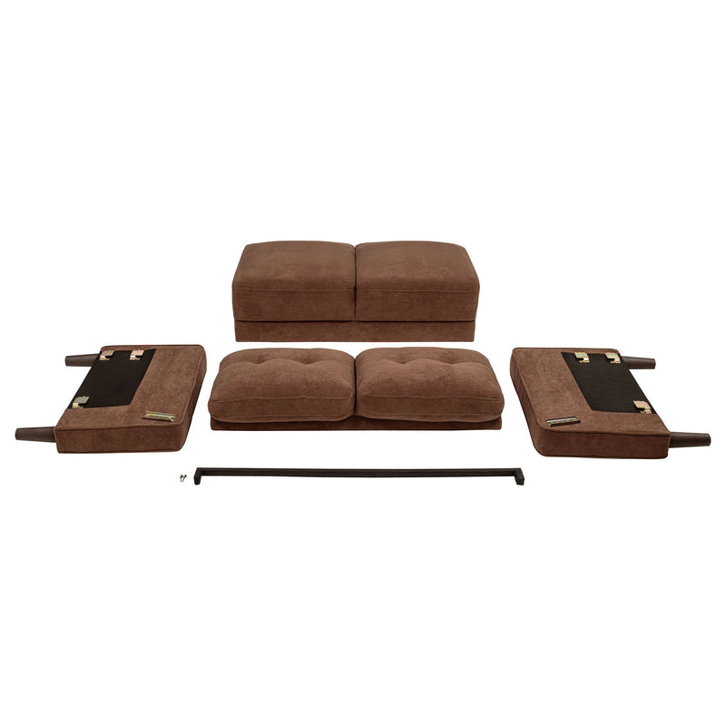Heather - Track Arm Tufted Loveseat
