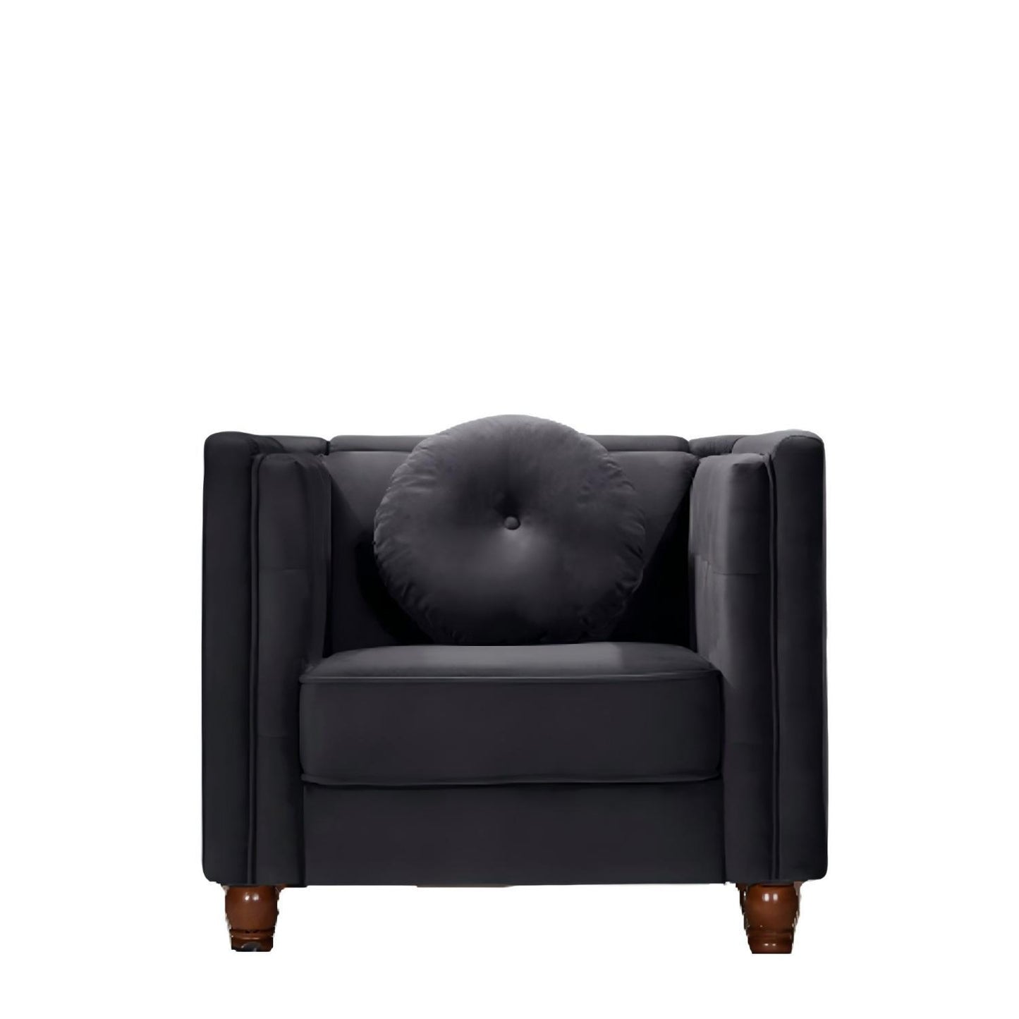 Chesterfield Accent Tufted Square Arm Side Chair