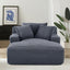 Cloudline - Oversized Chaise Lounge, Modern Comfy Couch With Full Foam Cushioning, Cozy Sleeper Sofabed