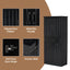 Modern Bathroom Storage Cabinet With Two Laundry Baskets, One Drawer, Adjustable Shelf