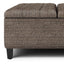 Harrison - Upholstered Coffee Table Storage Ottoman