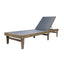 Summerland Chaise Lounge Dark Mesh Outdoor Seating - Dark Gray