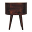 Rounded Bedside Table