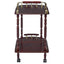 2 Shelf Serving Cart - Brown