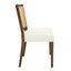 Mid Century Rattan Dining Chair Without Arms Set