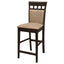 Upholstered Counter Height Stools (Set of 2) - Beige / Brown