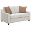 Mahaffey - 2 Piece Track Arm Living Room Set - Beige