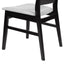 5 Piece Dining Set With 1 Table And 4 Upholstered Chairs - Black / Light Gray