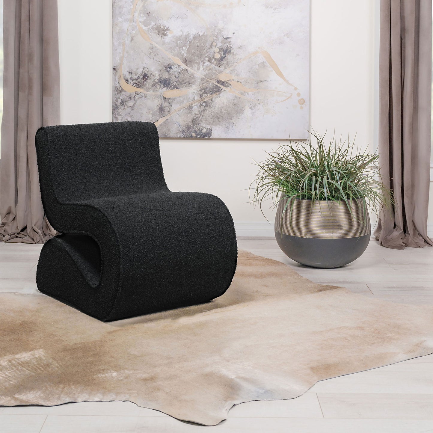 Austin - Armless Curved Chair