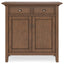 Redmond - Entryway Cabinet With Adjustable Shelves And Drawers - Brown
