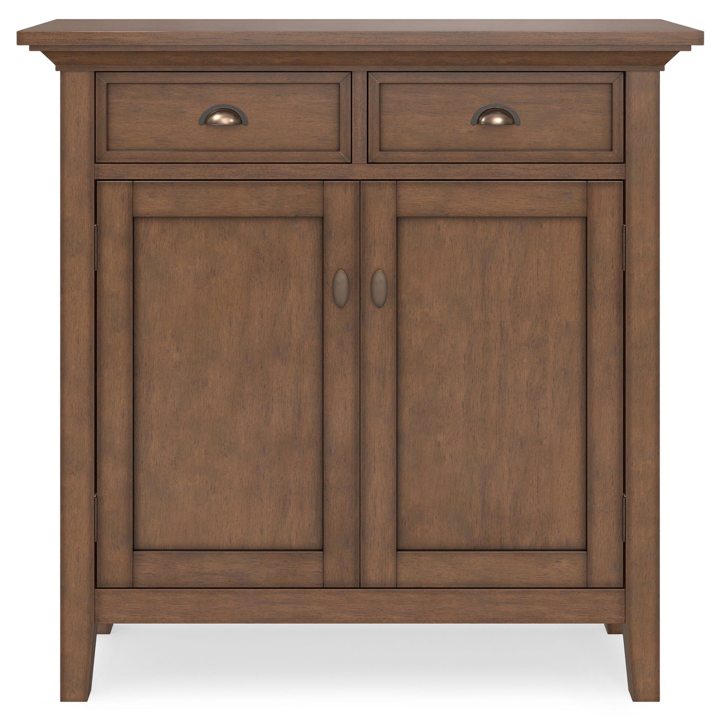 Redmond - Entryway Cabinet With Adjustable Shelves And Drawers - Brown
