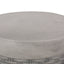 Outdoor Lightweight End Table Round Concrete Outdoor Side Table - Natural
