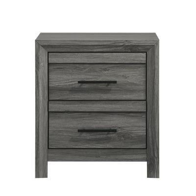 Denver - 2 Drawer Nightstand - Gray